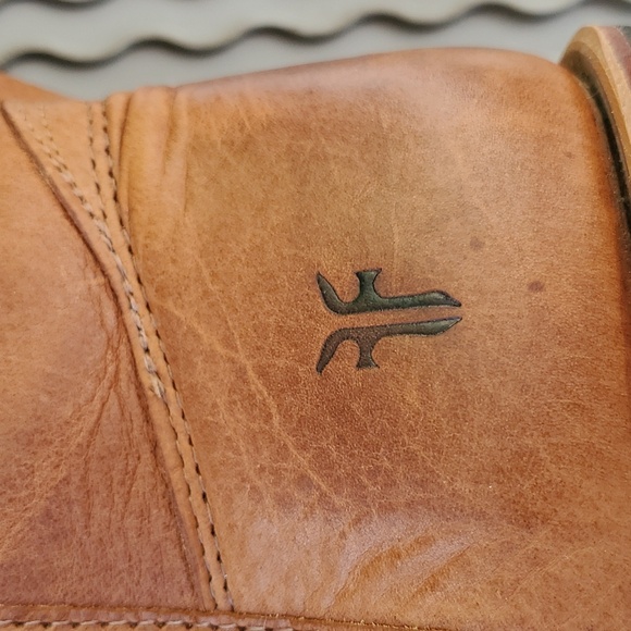 Frye Campus Work Brown 14"tall Heeled Boots with Sherpa Lining 9M - Picture 6 of 16